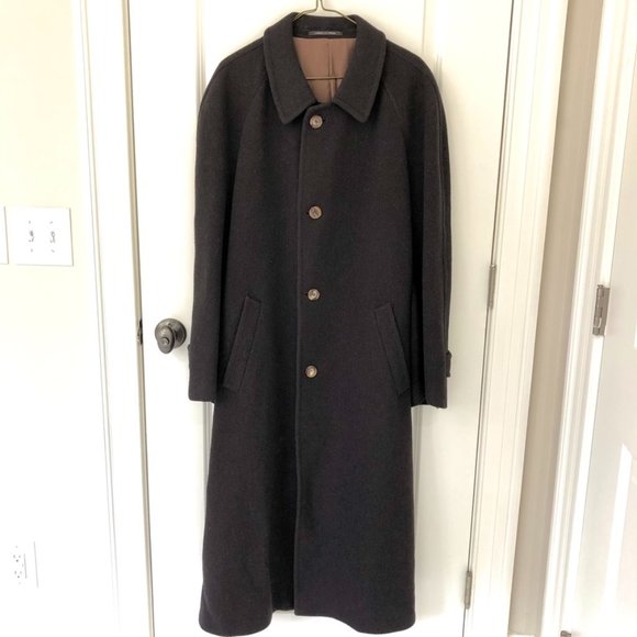 zegna wool coat